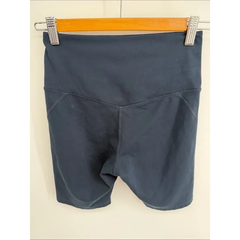 Girlfriend Collective athletic athleisure long inseam spandex shorts sz S